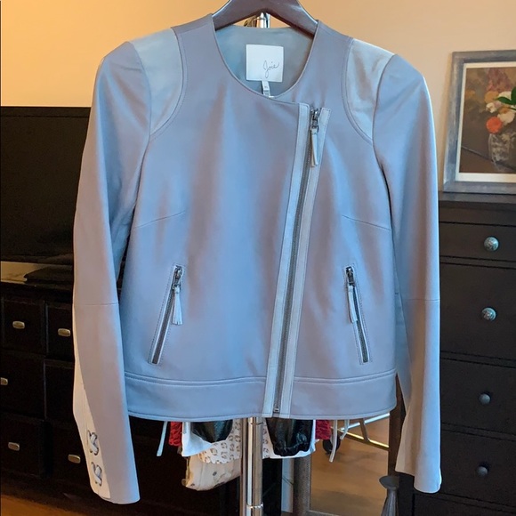 Joie XS Fifi blue leather jacket - Picture 6 of 8